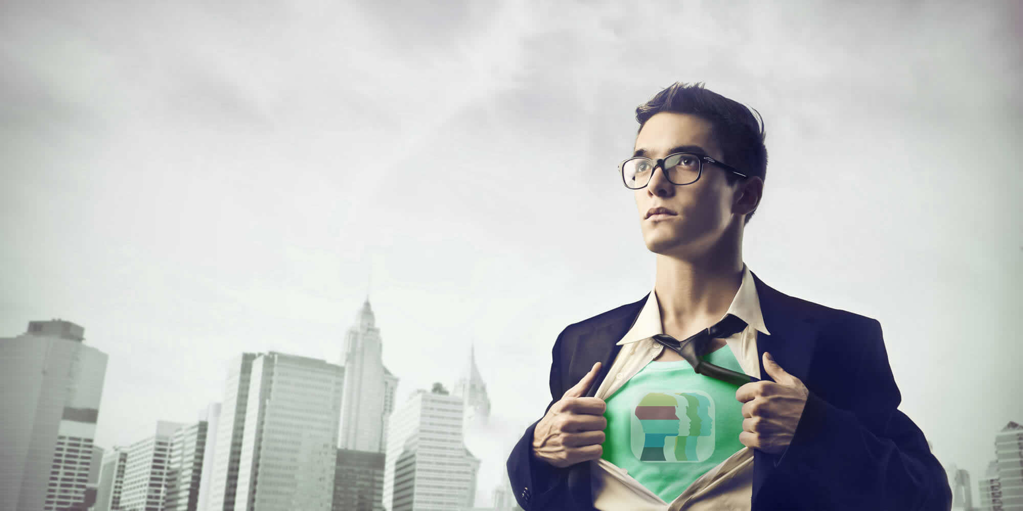 Health data superhero representing personal health empowerment
